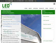Tablet Screenshot of led-electrical.co.uk